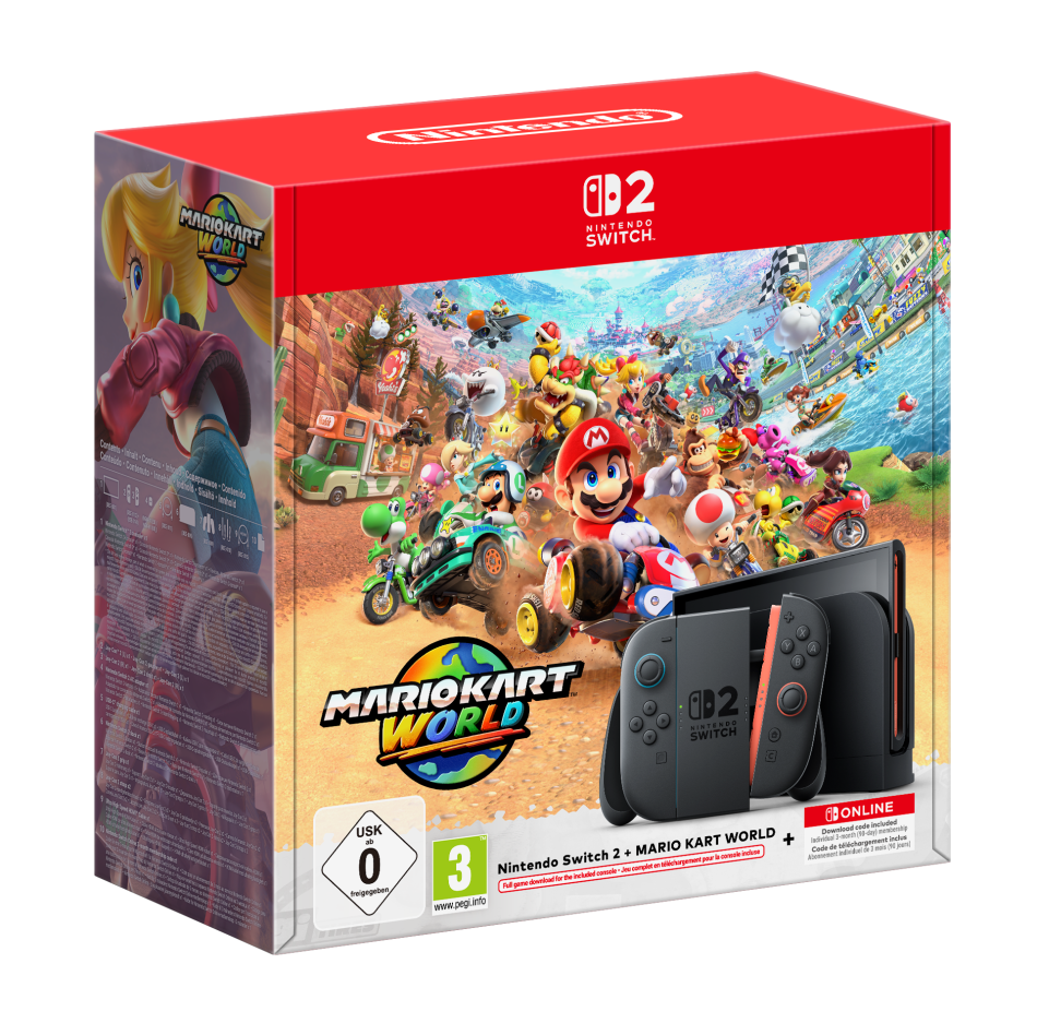 Nintendo Switch 2 256 GB + Mario Kart World + 3 meses Nintendo Switch Online (Pack 2026)